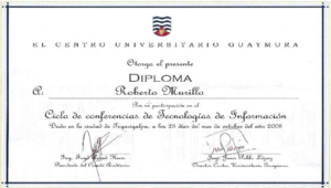 CUG Diploma - Ciclo de Conferencias de Tecnologías de Información